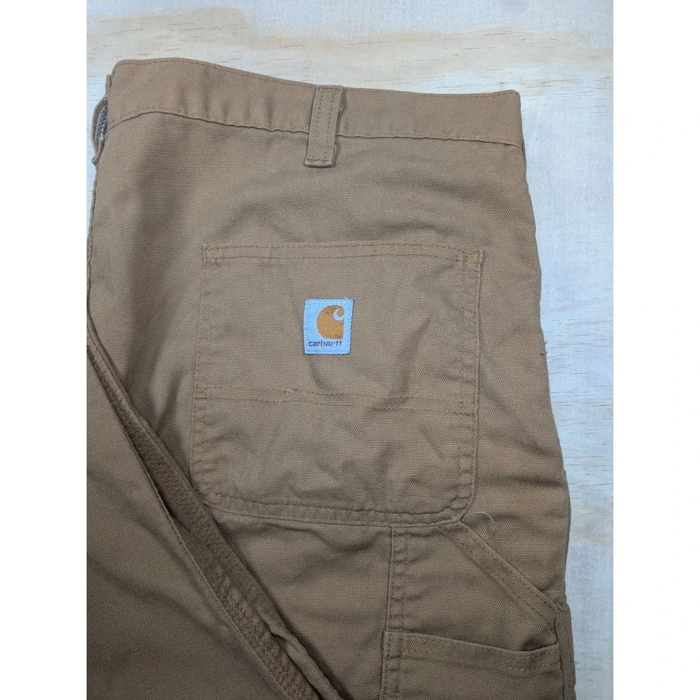 Carhartt 383-51 Pants Mens 40x32 Brown Dungaree Fit Workwear Carpenter